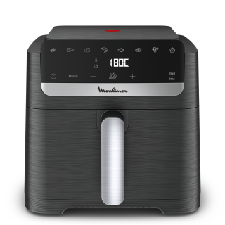 Moulinex Easy Fry Mega Compact , Friggitrice Ad Aria Xl Capacità 7.5l, Design Compatto, Ez8618