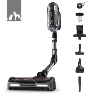 Rowenta X-force Flex 14.60, Aspirapolvere Senza Fili, Fino a 200 Air Watt, Tecnologia Flex, Kit Animal Care, Rh99a9