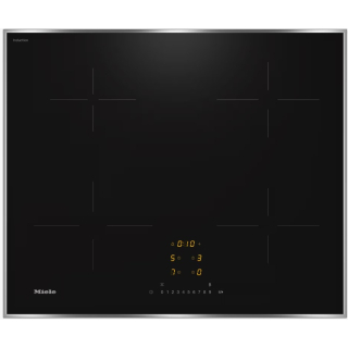 Miele Km 7221 Fr Piano Cottura Nero da Incasso 62.6 Cm Piano Cottura a Induzione 4 Fornello(i)