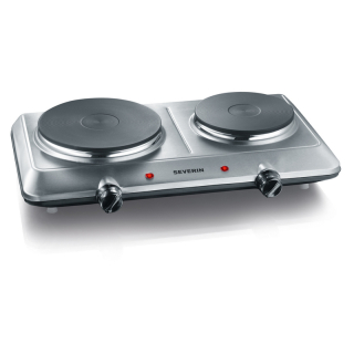 Severin Dk 1014 Acciaio Inox Superficie Piana Piastra Sigillata 2 Fornello(i)