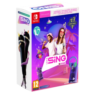 Game Let's Sing 2025 Standard+componente Aggiuntivo Inglese Nintendo Switch