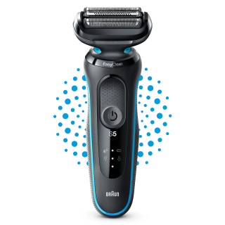 Braun Series 5 51-m1000s Rasoio Nero, Blu