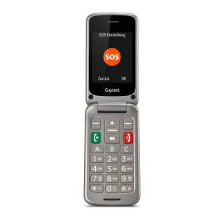 Gigaset Gl590 7,11 Cm (2.8") 113 G Argento Telefono per Anziani