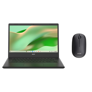 Acer Chromebook Cboa314-1h-c5gy + Mouse Intel® Celeron® N N4500 35,6 Cm (14") Full Hd 4 Gb Lpddr4x-sdram 64 Gb Emmc Wi-fi 5 (802.11ac) Chromeos Italiano Nero