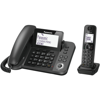 Panasonic Kx-tgf310 Telefono Dect Identificatore di Chiamata Nero
