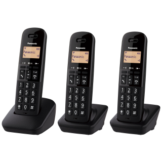 Panasonic Kx-tgb613 Telefono Dect Identificatore di Chiamata Nero