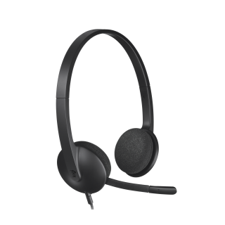 Logitech 981-000475 Cuffia e Auricolare Cablato a Padiglione Ufficio Usb Tipo a Nero