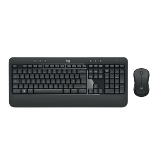 Logitech Mk540 Advanced Combo Tastiera e Mouse Wireless per Windows, Ricevitore Usb Unifying 2,4 Ghz, Tasti di Scelta Rapida Multimediali, Durata Batteria di 3 Anni, per Pc, Laptop
