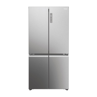 Haier Cube 90 Serie 7 Hcr79f19enmm Frigorifero Side-by-side Libera Installazione 646 L e Platino, Acciaio Inox