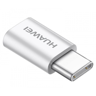 Huawei 4071259 Adattatore per Inversione del Genere dei Cavi Microusb Usb 3.1 Type-c Bianco