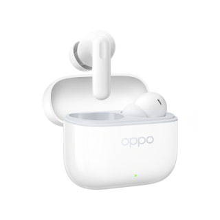Oppo Enco Buds3 Pro Auricolari True Wireless, 54h di Autonomia, Driver Dinamico da 12.4mm, Bluetooth 5.4, Controlli Touch, Cancellazione del Rumore Passiva, Android e Ios, Ip55, [versione Italiana], Glaze White