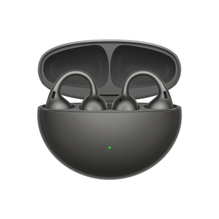 Oppo Enco Clip Auricolari True Wireless, 40h di Autonomia, Doppio Driver da 11+9mm, Bluetooth 6.1, Controlli Touch, Cancellazione del Ruomre in Chiamata, Android e Ios, Ip55, [versione Italiana], Slate Grey