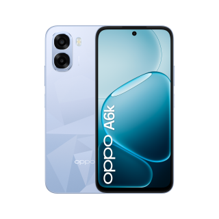 Oppo A6k Ai Smartphone, Doppia Fotocamera 13mp+qvga, Selfie 5mp, Display 6.75” 120hz Ips Hd+, 6100mah, Ram 4gb(esp1gb/2gb/4gb)+rom 256gb [versione Italia], Crystal Blue