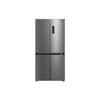 Midea Mdrf632fie46 Frigorifero Side-by-side Libera Installazione 474 L e Grigio, Acciaio Inox, Bianco