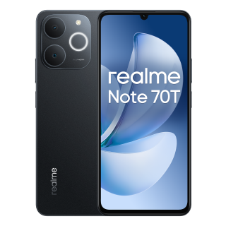 Realme Note 70t 17,1 Cm (6.74") Doppia Sim Android 15 4g Usb Tipo-c 4 Gb 128 Gb 6000 Mah Nero