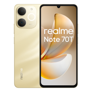 Realme Note 70t 17,1 Cm (6.74") Doppia Sim Android 15 4g Usb Tipo-c 4 Gb 256 Gb 6000 Mah Oro