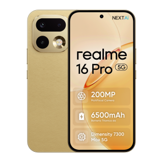 Realme 16 Pro 17,3 Cm (6.8") Doppia Sim 5g 8 Gb 256 Gb 6500 Mah Oro