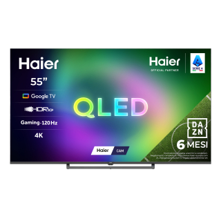 Haier S80g Series Smart Tv Qled 55" H55s80gux, 4k, Google Tv, Ai Picture Quality, Gaming 120hz Dlg, Hdr10+, Dolby Audio, Hdmi 2.1 X4
