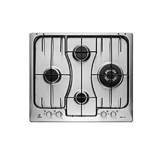 Electrolux Rgg6243lox Nero, Acciaio Inox da Incasso 60 Cm Gas 4 Fornello(i)