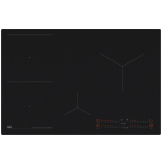 Aeg Ti84ib30iz Piano Cottura Nero da Incasso 80 Cm Piano Cottura a Induzione 4 Fornello(i)