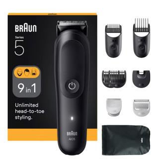 Braun Aio5540 Tagliacapelli Nero 14 Ioni di Litio
