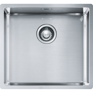 Franke Bxx 110-45/bxx 210-45 Lavello Montato su Piano Quadrato Acciaio Inox