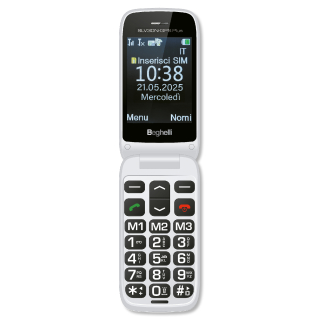 Beghelli 9201n Cellulare 7,11 Cm (2.8") 100 G Argento Telefono per Anziani