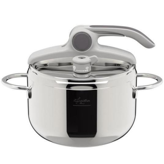 Lagostina 8900545502 Deliziosa, Pentola a Pressione, Cm 22 L. 5