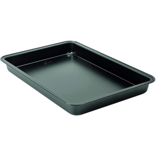 Gustosa, Rostiera Leccarda Cm 42x29x4 con Antiaderente