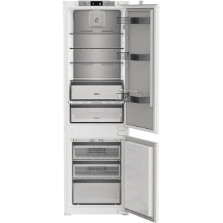 Whirlpool Whkn 3253 B4e Frigorifero Combinato a Incasso, Total No Frost Ventilato, 55 Cm, Classe E, Bianco, 38 Db, H 178cm