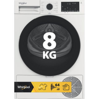 Whirlpool C Wd 83m Wbs It, Capacità 8kg, Classe D, Colore White, Display Digitale Xl, Slim