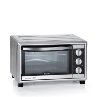 Ariete 984 Forno Elettrico Ventilato 25 Litri - Bon Cuisine 250 - Doppio Vetro - Temperatura Max 230° - 1500 Watt - 6 Posizioni Cottura - Timer 60’
