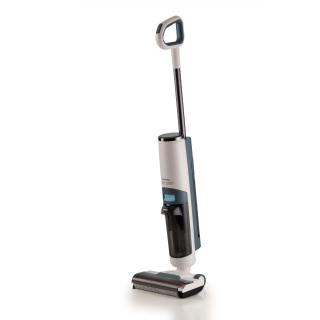 Ariete 2483 Aqua Force Wash & Vacuum, Aspirapolvere Intelligente, Lavapavimenti Cordless, Senza Fili, Aspira e Lava, Peli Animali, Sporco Liquido e Secco, Capacità 700ml, Accessori Inclusi