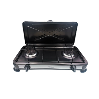 Ardes Odino 2 Nero Superficie Piana 59.5 Cm Gas 2 Fornello(i)