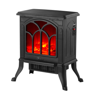 Ardes Ar354 Camino Interno Caminetto Freestanding Elettrico Nero
