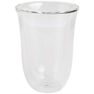 De’longhi 5513214611 Bicchiere da Caffè Trasparente 2 Pz 220 Ml