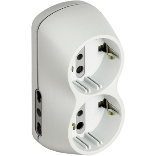Bticino S3614d Adattatore per Presa di Corrente Tipo L (it) Bianco