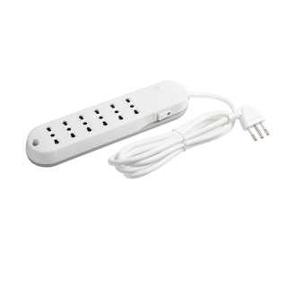 Bticino Slim6 Prolunghe e Multiple 1,5 M 6 Presa(e) Ac Interno Bianco
