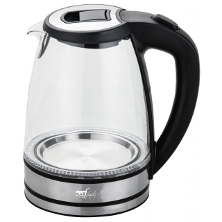 Melchioni Mr Boil Bollitore Elettrico 1,7 L 2200 W Nero, Trasparente
