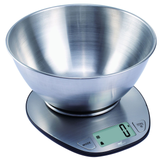 Melchioni Graal Acciaio Inox Superficie Piana Bilancia da Cucina Elettronica