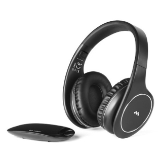 Meliconi Hp Easy Cuffie Wireless a Padiglione Musica Nero