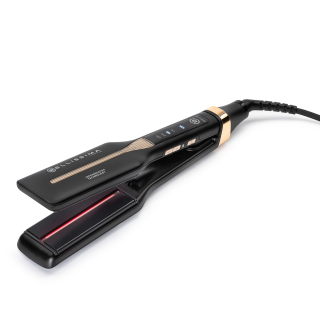 Bellissima Imetec Absolute, Piastra per Capelli Professionale con Piastre 4xl, Infrarossi e Tecnologia a Ioni, Controllo del Calore, Rivestimento in Ceramica e Cheratina, 4 Temperature, Beauty Bag