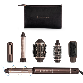 Bellissima Imetec Prodigy | Styler Digitale Ad Aria Calda 6 in 1 - Onde, Ricci, Liscio Volume Senza Danni Ai Capelli - Tecnologia Ion-ceramic Hi-pro - Tecnologia Coanda - Controllo del Calore