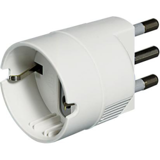 Bticino S3624d Adattatore per Presa di Corrente Bianco