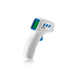 Laica Th1003 Termometro Digitale per Corpo Rilevazione da Remoto Bianco Fronte Pulsanti