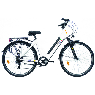 I-bike City Easy Vivaldi Nero, Bianco Alluminio 71,1 Cm (28") 25 Kg Ioni di Litio