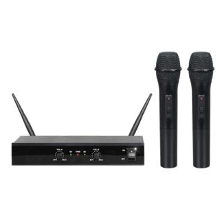 Karma Italiana Set 5002 Microfono Nero Microfono per Palco/spettacolo