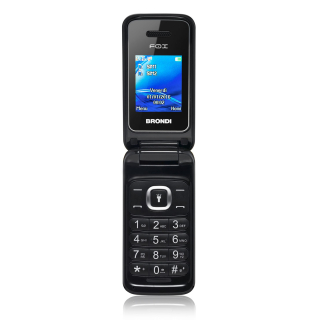 Brondi Fox 4,5 Cm (1.77") 74 G Nero Telefono Cellulare Basico