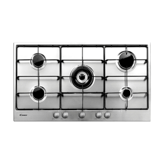 Candy Timeless Pg953/1sx Acciaio Inox da Incasso 90.9 Cm Gas 5 Fornello(i)