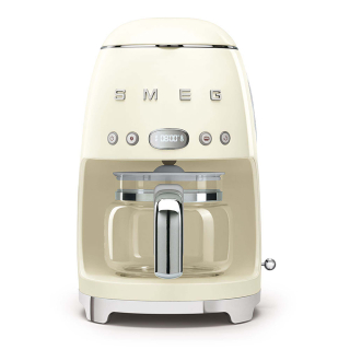 Smeg Macchina da Caffè Filtro 50's Style – Panna Lucido – Dcf02creu